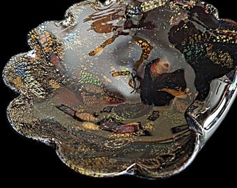 Murano Avem Tutti Frutti, Art Glass Bowl, Vintage 1960s