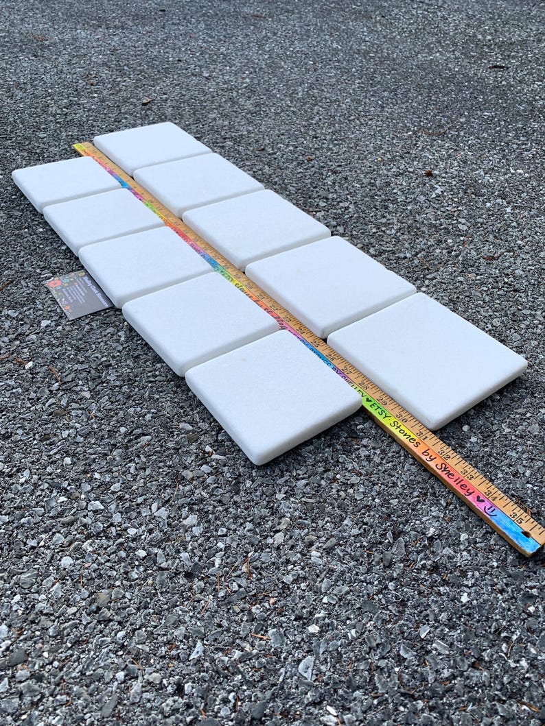 Stone Nature Ruler Fives and Sixes !!! Ten Authentic Santorini Stones 5 Inch and 6 Inch ...