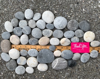 Baby Shadow Stones (50 Stones) for Rock Painting- Pocket Rocks