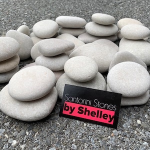 Sugar Stones - Natural ocean tumbled light stones for kindness rock painting!