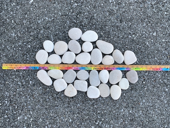 Sugar MINI ! 2 to 3 inch stones for kindness rocks painting ! Light tan color rocks for rock painting crafts !