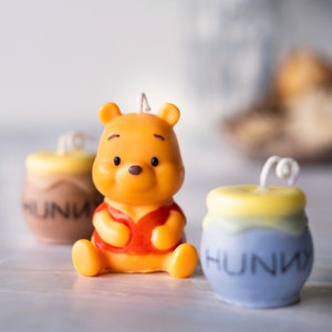 Winnie The Pooh and Hunny Pot Soy Wax Candle Set | Gift for Disney Fans