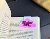 Fell Asleep Here Magnetic Bookmark | Cute Reading Gift | Book Lover Gift Under 5 | Page Holder Clip | Bookish Accessory | Stocking Filler