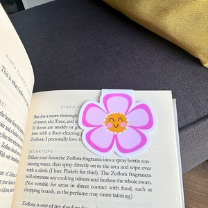 Flower Magnetic Bookmark: Colorful Page Clip, Book Lover Gift