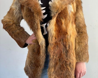 大型フォックスファーコート、レッドフォックスファージャケット