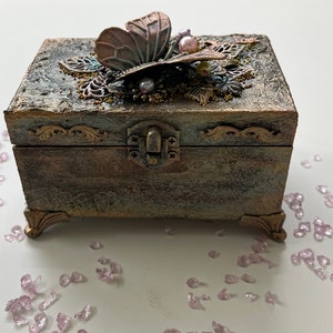 Trouwringdoos, Verlovingsringdoos, Houten ringendoos, Jubileumcadeau, Huwelijksceremoniedoos, ringdragerdoos