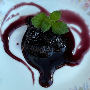 Black Mulberry Köstliche Hausgemachte Marmelade 200ml | Handwerker Marmelade | Natürlich und Frisch | Perfekt für Frühstück, Desserts