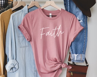 Faith T-shirt | Catholic Women's Gift