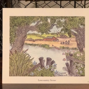 Lowcountry Scene Print by Ravenel Gaillard