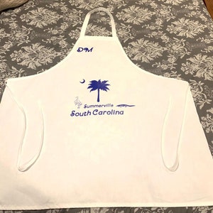 Customized Butcher style apron| Personalize your own apron | Custom made apron