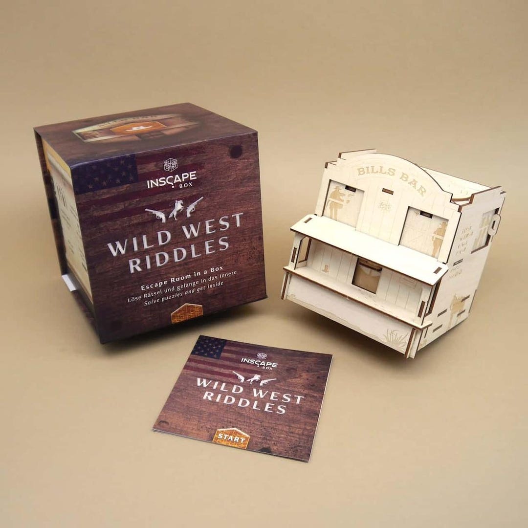 WILD WEST RIDDLES - Cluebox Für Cowboys - Etsy