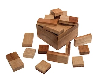 I-QUBE (Fred Horn, Niederlande, 2005), Gesellschaftsspiel für 2 Personen, Familienspiel, Brettspiel, Gesellschaftsspiel aus Holz