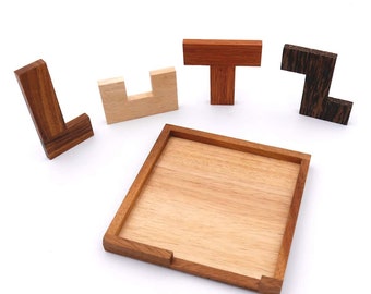 LUTZ - a special, challenging and original wooden thinking game for adults, children and puzzle fans