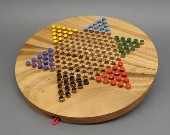 HALMA XL - groot, opvouwbaar stapelspel