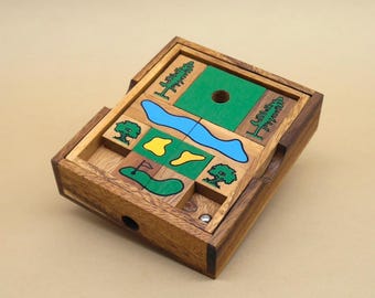 JEU DE GOLF - puzzle coulissant de difficulté moyenne