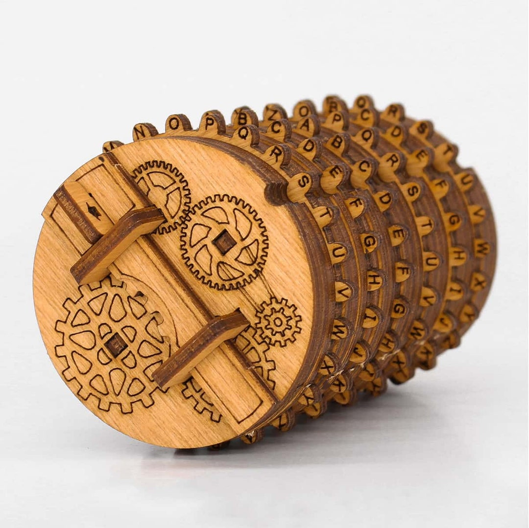 KRYPTOS - Cryptex Puzzle Box Kit - Etsy Denmark