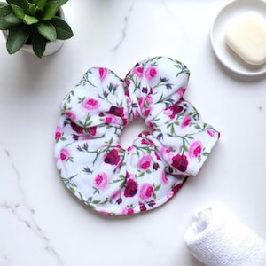Chouchou double gaze coton, élastique cheveux, scrunchie à l&#39;unité ou en lot.