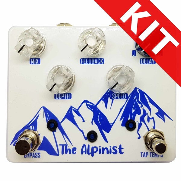 The Alpinist Delay DIY Guitar Pedal Kit