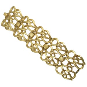 Braccialetto grosso color oro Sarah Coventry