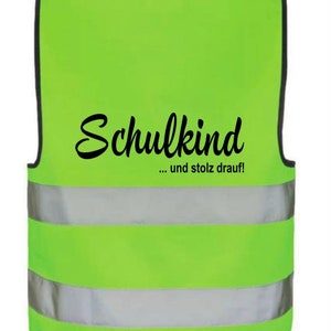 Warnweste Kind Kinder in Lila mit Wunschnamen,Sternenfee, Sternchen und  Krone , vorne und hinten bedruckt Signalweste Sicherheitsweste - .de