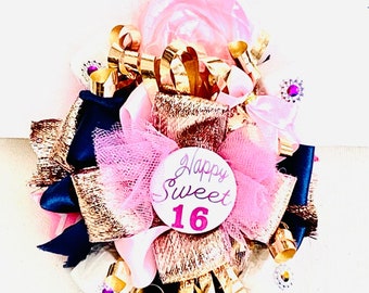 Birthday Corsage Happy Birthday Party Sugar Cubes Candy Corsage Sweet ...