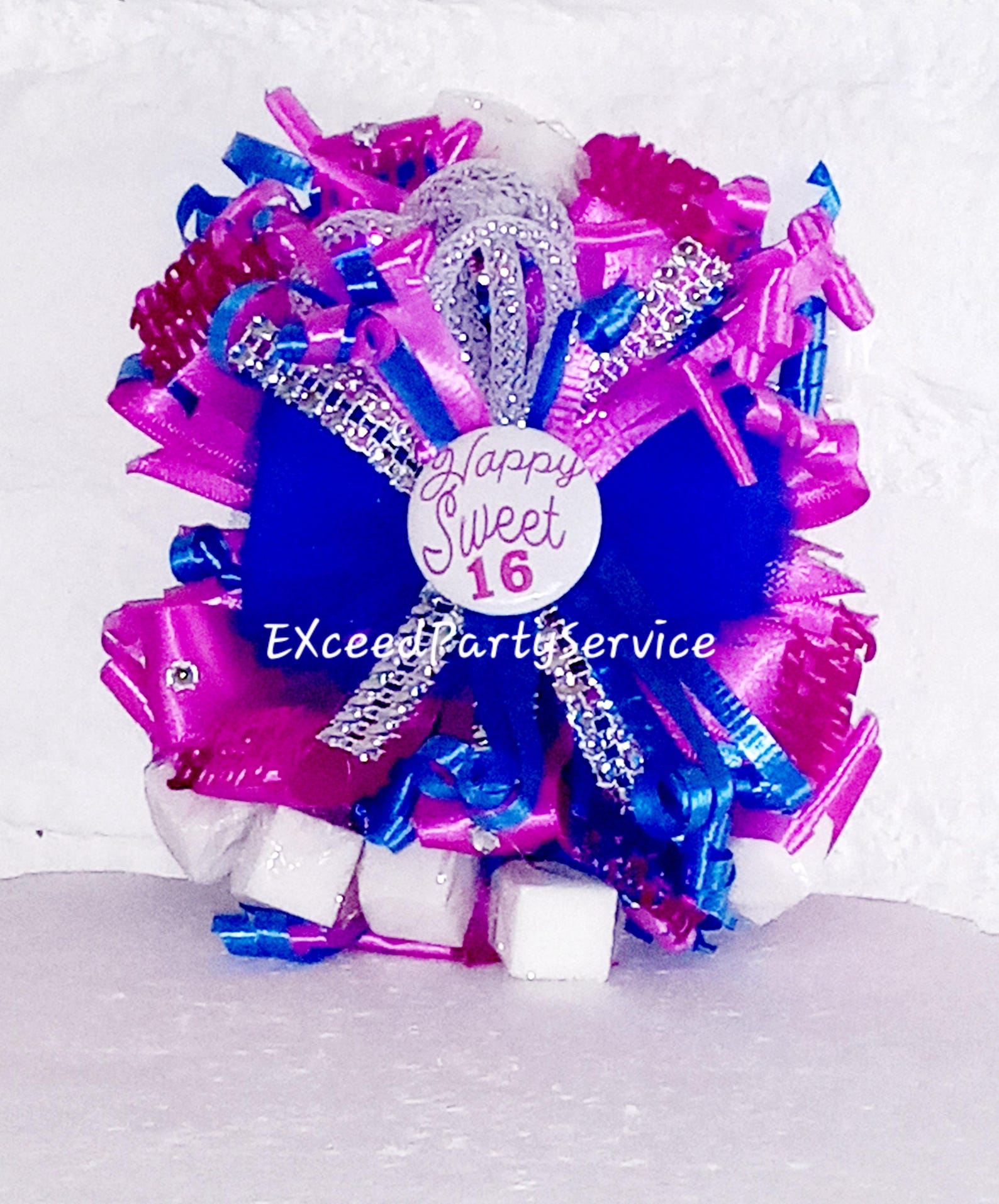 Sweet 16 Birthday Corsage Happy Birthday Party Sugar Cubes Corsage ...