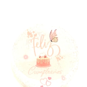Feliz Cumpleanos Happy Birthday  Party Badge Corsage Birthday Pin Custom Birthday Pins