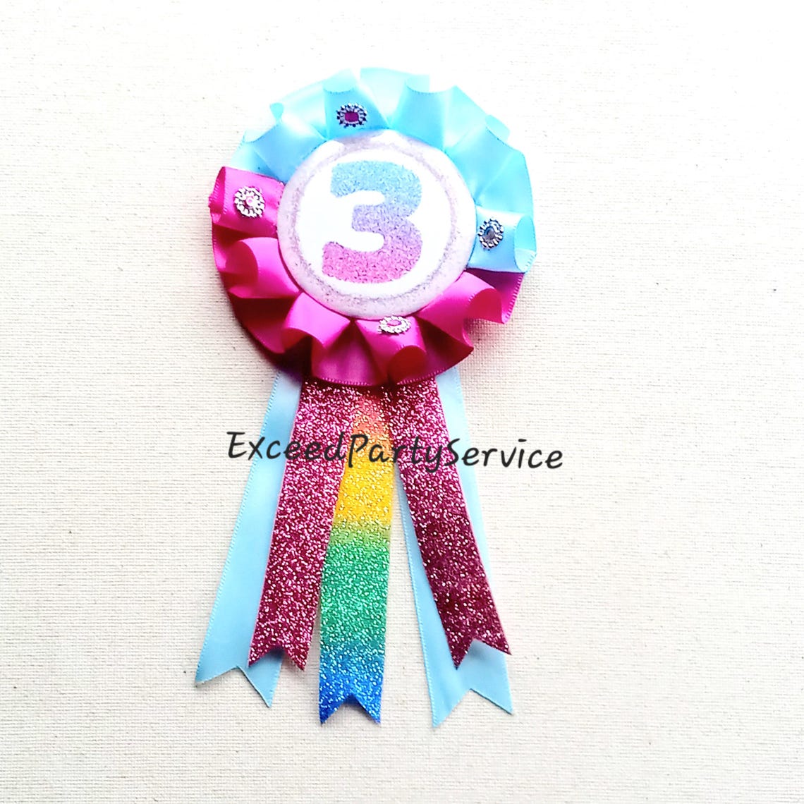 Birthday Badge Birthday Number Pin Custom Birthday Pins Award Ribbon ...