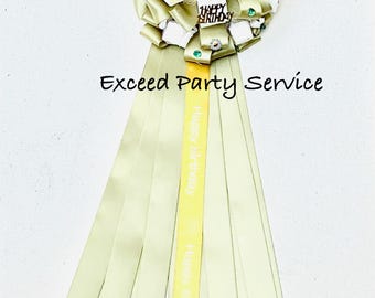 Sweet 16 Birthday Corsage 60th Birthday Graduation Party Corsage Large Birthday Party Corsage Customize Lollipop Sugar Cubes Candy Corsage