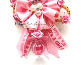 Great Grandma Baby Shower Party  Guest Pacifier Party Decoration  Mom To Be  Ribbon Corsage