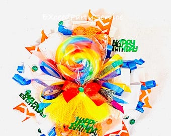 Birthday Corsage Happy Birthday Party Sugar Cubes  Candy Corsage Colorful  Birthday Party Wrist Corsage