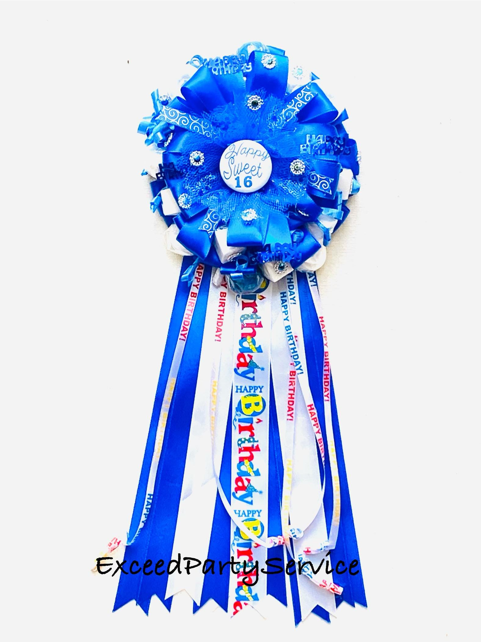 Sweet 16 Birthday Corsage Happy Birthday Party Sugar Cubes Corsage ...