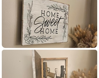 Concealed Wall Safe hidden storage cabinet