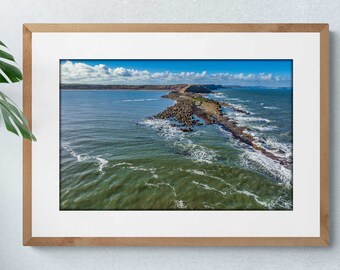 Filey Brigg Breaking Waves | Photographic Print | Fine Arts Print