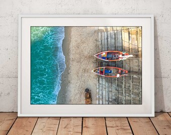 Flamborough Head Fishing Boats | Canvas Print | Photographic Print