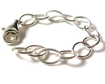 Chain extension silver 925 | Length 6.5 cm with carabiner