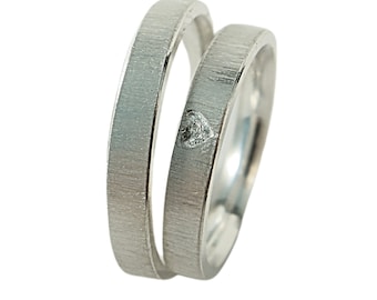 Wedding rings “my heart” silver