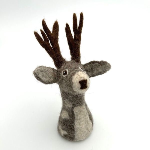 Egg warmer deer made of felt I felt egg warmer I forest animals I decoration