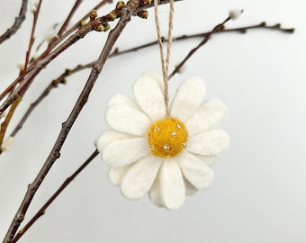 Pendant Marguerite I Easter decorations I Easter decorations I Christmas tree decorations Christmas decorations I Winter Christmas tree I Spring decorations I Flower decorations