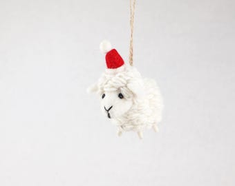 Christmas pendant sheep I Christmas tree decoration Christmas decoration I Winter Christmas tree I Christmas sheep