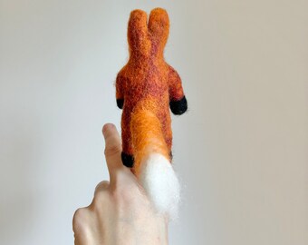Marionnette à Doigt Renard En Peluche – Jouet éducatif Pour Enfants, Outil De Narration Créative