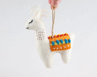 Lama pendant I Christmas felt I Easter pendant I Christmas tree decoration I Christmas decoration I Winter Christmas tree I Christmas llama I Alpaca