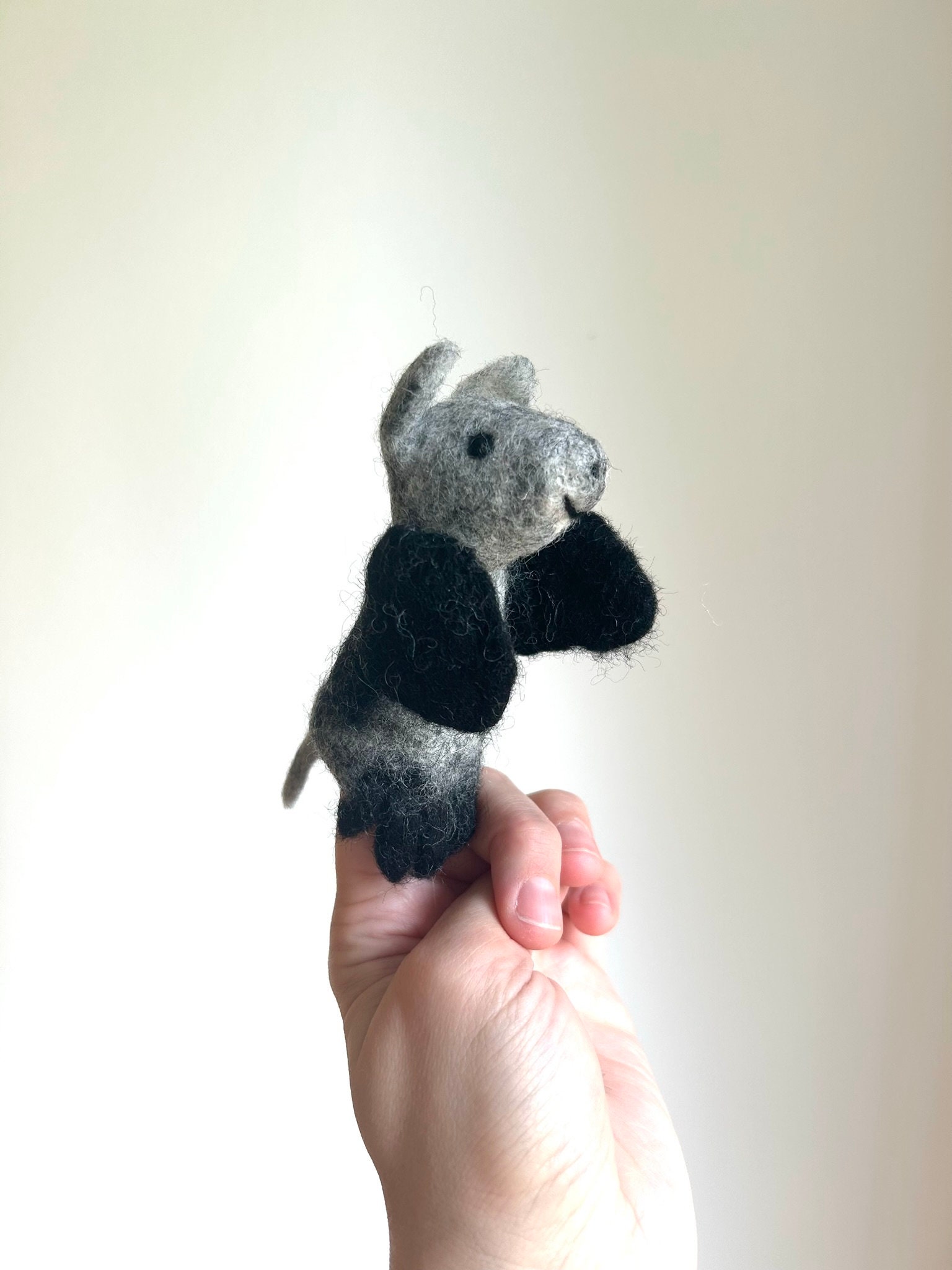 Cute Felt Bat Finger Puppet | Finger Play | Montessori Toy ...