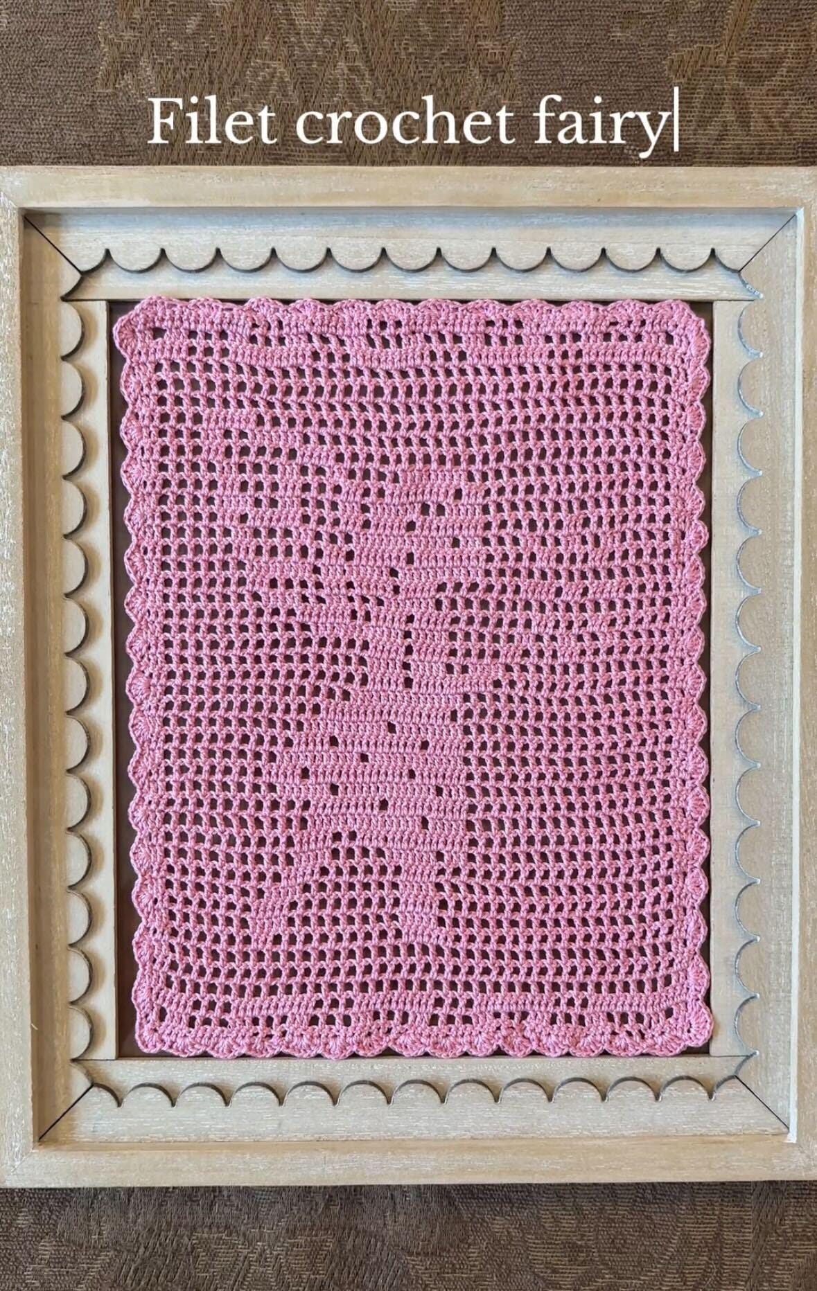 Grid Pattern Filet Filet Crochet Fairy Grid Pattern-digital - Etsy
