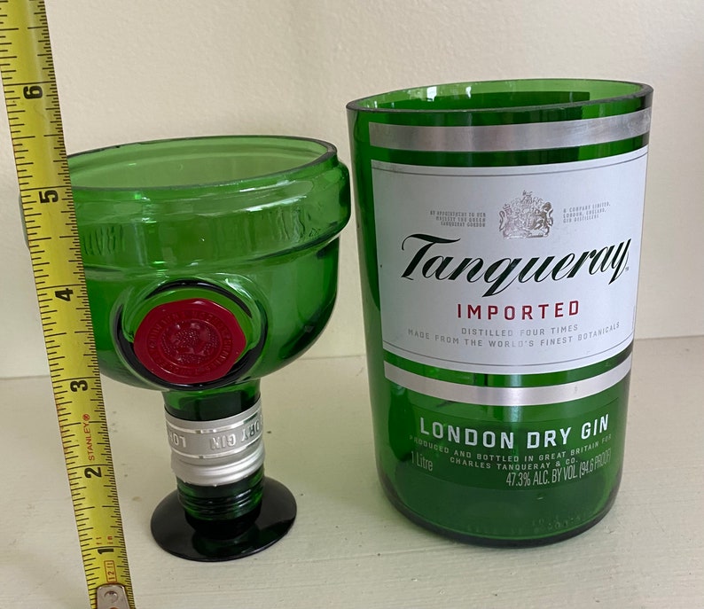 Tanqueray Gin Martini Glass and Mixer Etsy
