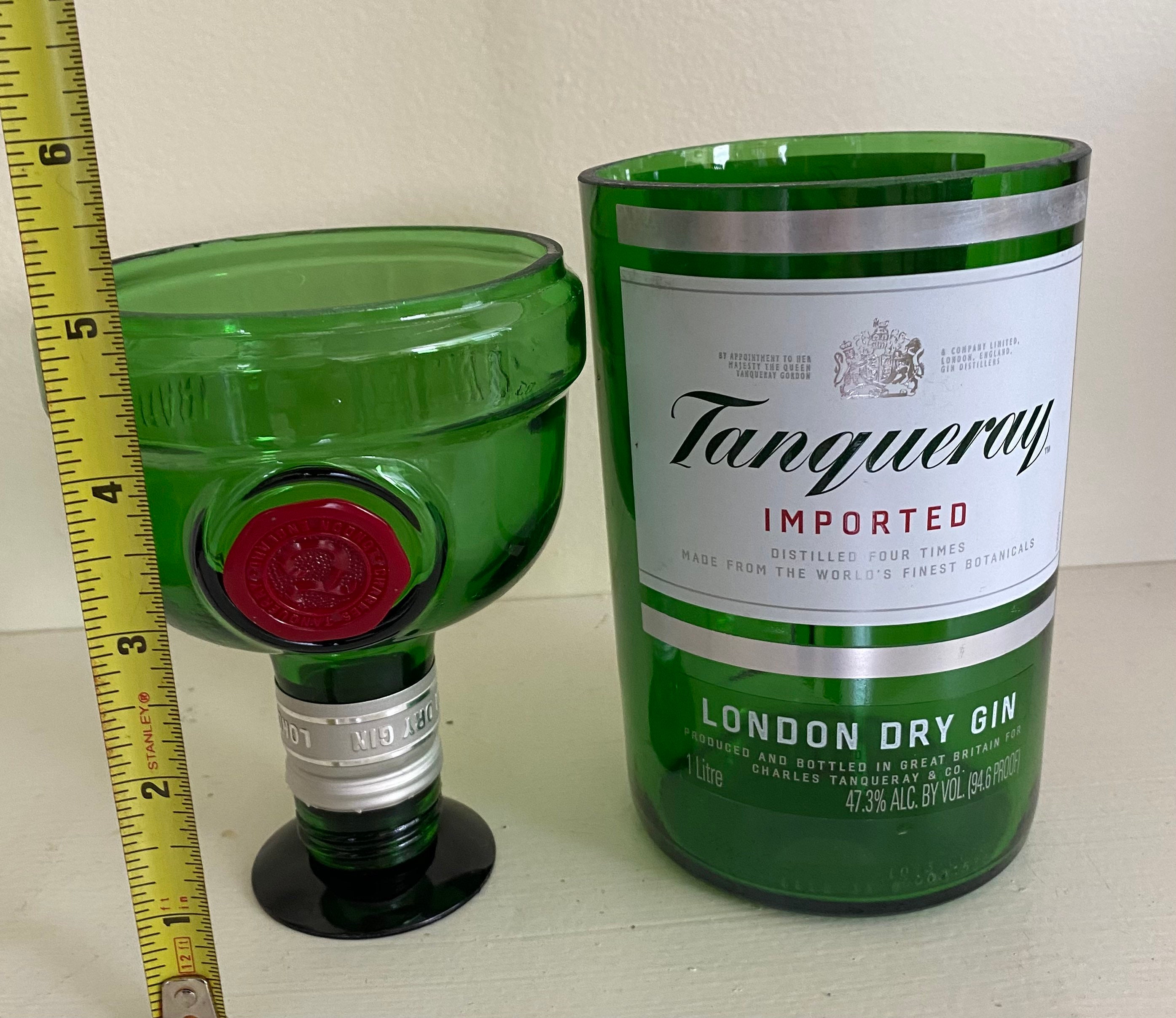 Tanqueray Gin Martini Glass and Mixer Etsy