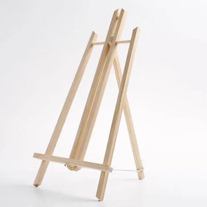 1.5ft Artist Easel A Frame Wooden 45cm High Adjustable Art Studio Display