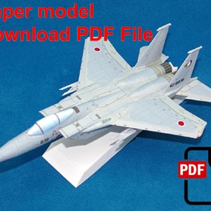 F15J, PaperCraft, modello di carta 3D, animale, zoo, creazione con la carta, modello PDF, modello di carta fai da te, regalo, origami, carta, modello, creazione