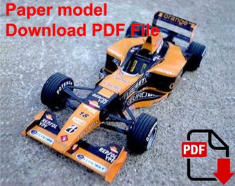 Arrows a21 Paper Model, DIY 3D Papercraft (PDF Template)