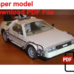 Delorean papercraft - Etsy 日本